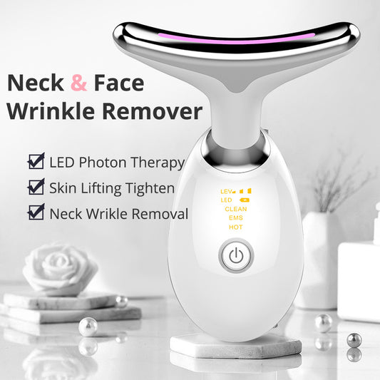 EMS Wrinkle Remover Thermal Neck Lifting And Tighten Massager